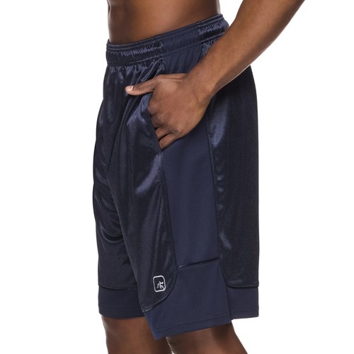 AND1 Mens Basketball Gym Court Workout Shorts Size 3XL Navy Blue - Picture 2 of 5