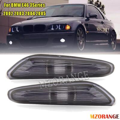 2× Für BMW 3er E46 02-05 Seitenblinker Blinker Smoked Links+Rechts 63137165913
