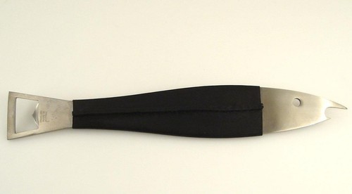Old Original Carl AUBOCK Vienna CAPLIFTER FISH Leather + Steel Auböck Amboss - Picture 3 of 22