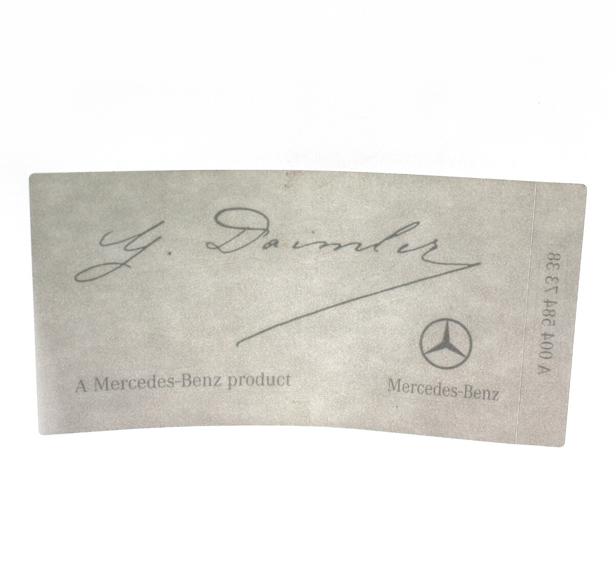 Mercedes-Benz G Daimler Signature Sticker Glass Windscreen