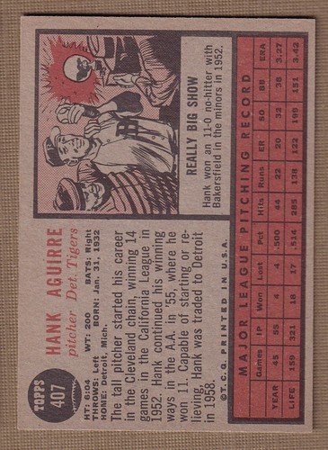 1962 Topps Baseball (371-446) * You Pick * Conditions Listed - 第 69/137 張圖片