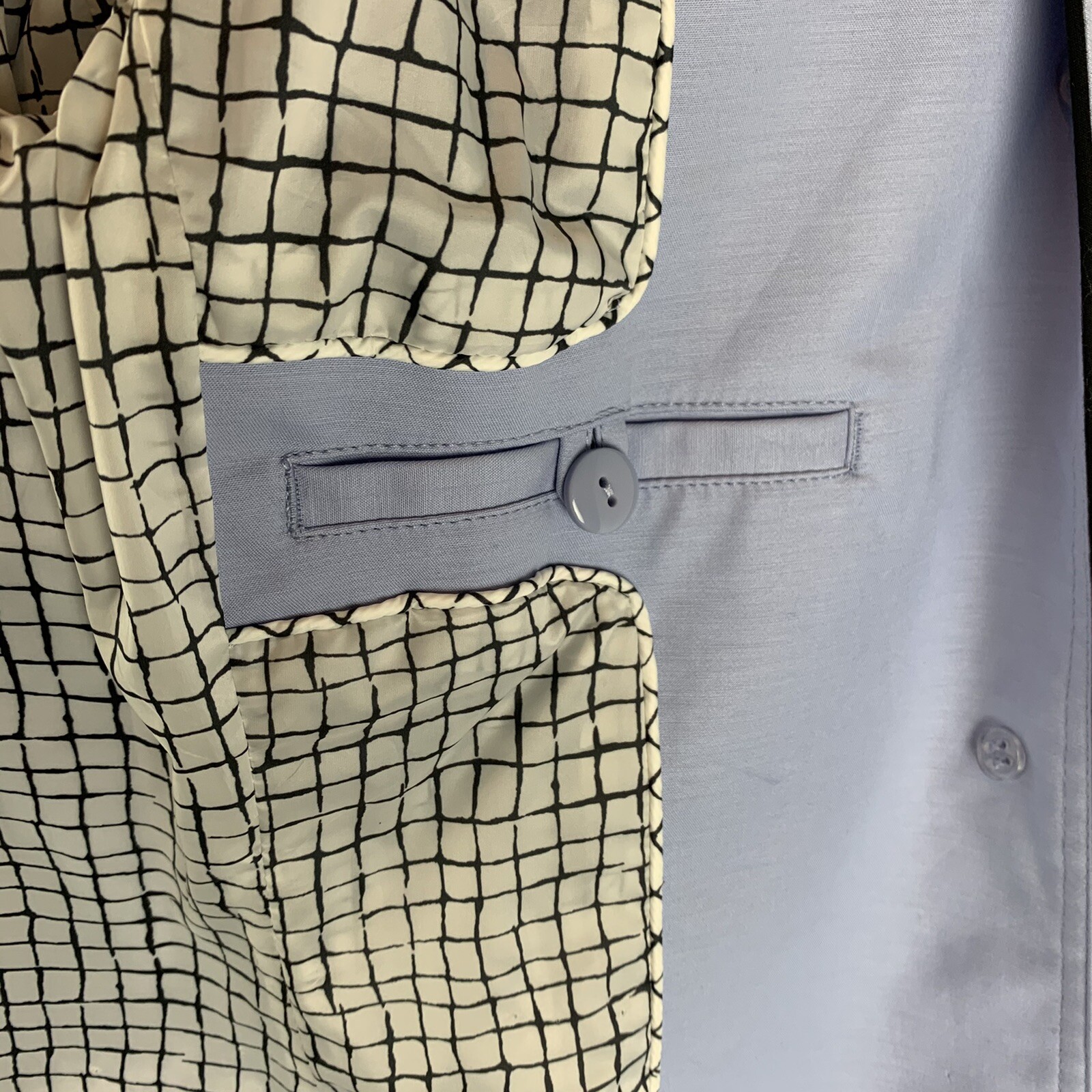 Pendleton Collared Cotton Blend Purple Lined Belt… - image 8