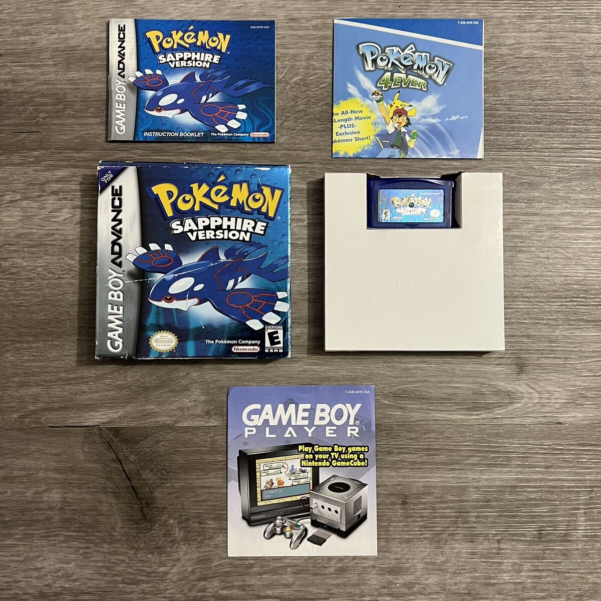 Pokemon Sapphire Gameboy Advance Complete In Box | eBay Pokemon Sapphire Gameboy Advance Complete In Box | eBay