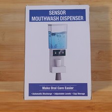 Automatic Wall Mounted Mouthwash Dispenser for Bathroom 700mL 24.6 Oz 