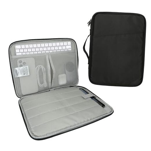 Slim Tablet Keyboard Cover for Magic Keyboard K380 K480 in Black