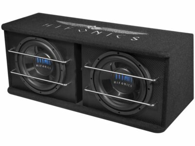 Hifonics Titan Doppel Dual Bassreflex Auto Subwoofer TD 250R 2 x 25 cm / 10'' Kfz
