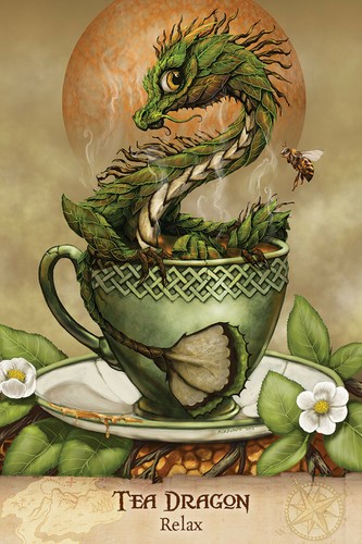 Dragones de jardín Oráculo Cartas Tarot Adivino Gitano Bruja Pagana Salem Magia - Imagen 7 de 9
