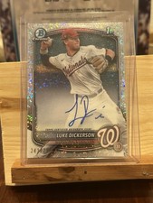 2025 Bowman Chrome - Prospect Autographs Luke Dickerson, Luke Dickerson #CPA-LDI