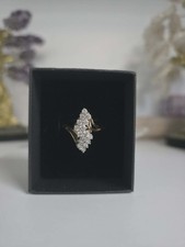 14k Gold Waterfall Ring Size 9