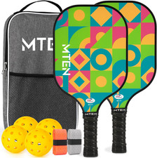 Pickleball Paddles Set of 2/4/1, USAPA Approved Fiberglass Rackets