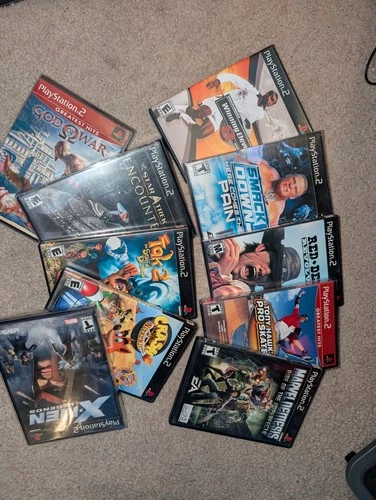 10 PS2 Games Lot