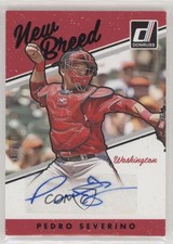 2017 Panini Donruss New Breed Auto Black 10/10 Pedro Severino #NB-PS Auto 0w7