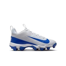 NEW Nike Kids Alpha Menace 4 Shark Football Cleats White Blue FQ4012-103 Size 1Y
