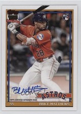 2026 Topps Series 1 1991 Baseball Brice Matthews #91A-BM Rookie Auto RC