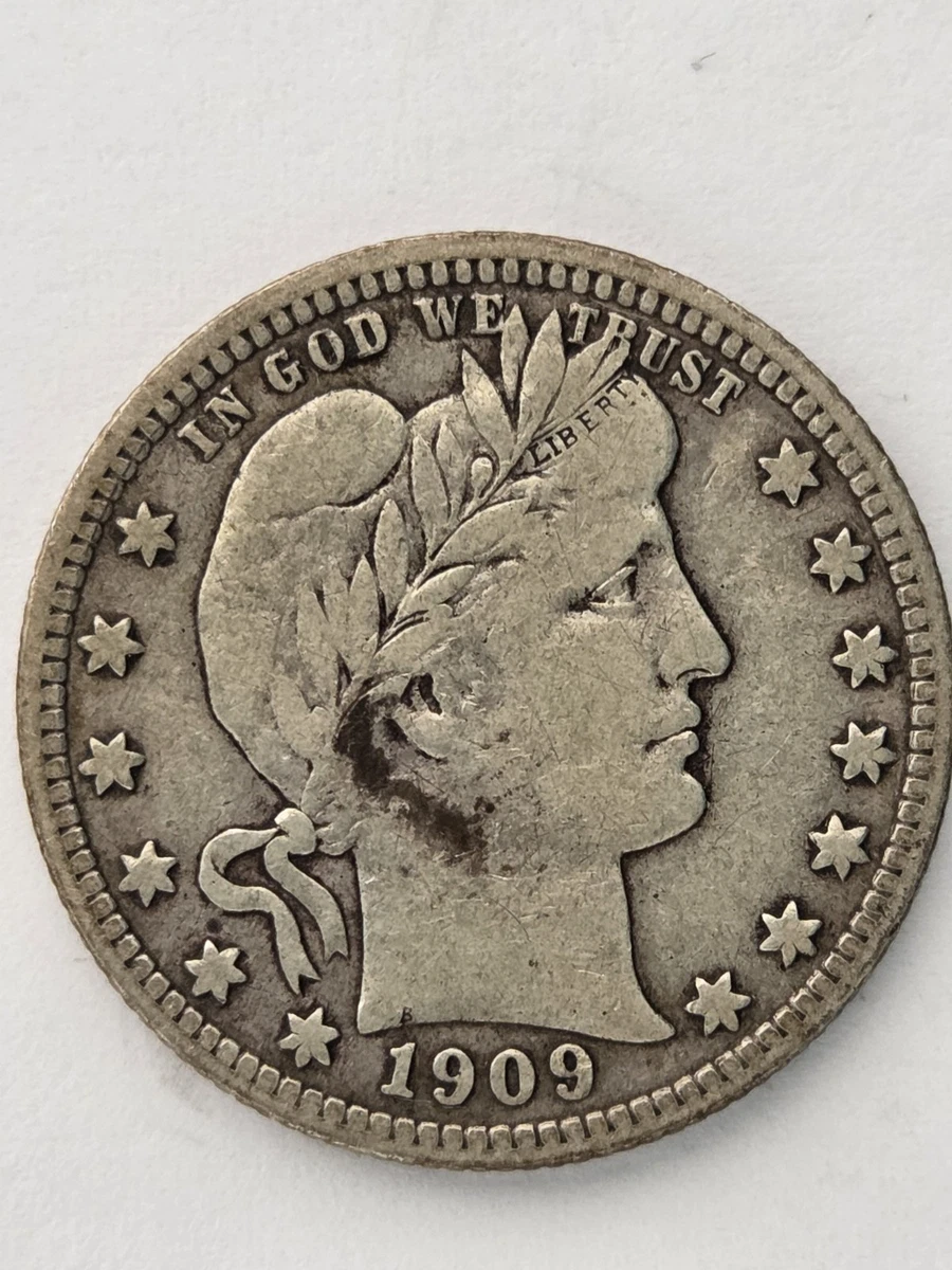 1909 Year Barber Quarters (1892-1916) for sale | eBay