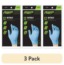 3 pack AWP Pro Paint Nitrile Gloves Unisex Disposable Latex-Freen Touchscreen
