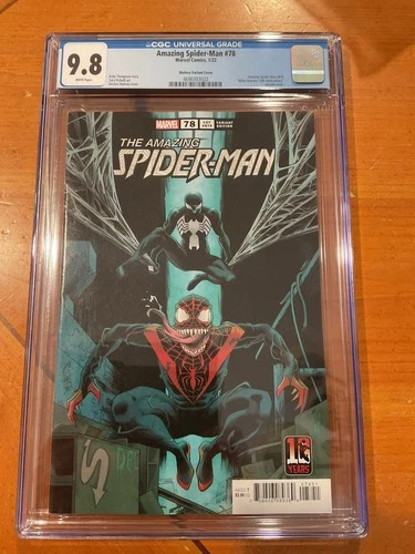 Amazing Spider-man 78 cgc 9.8 shalvey variant 2022 miles morales venom