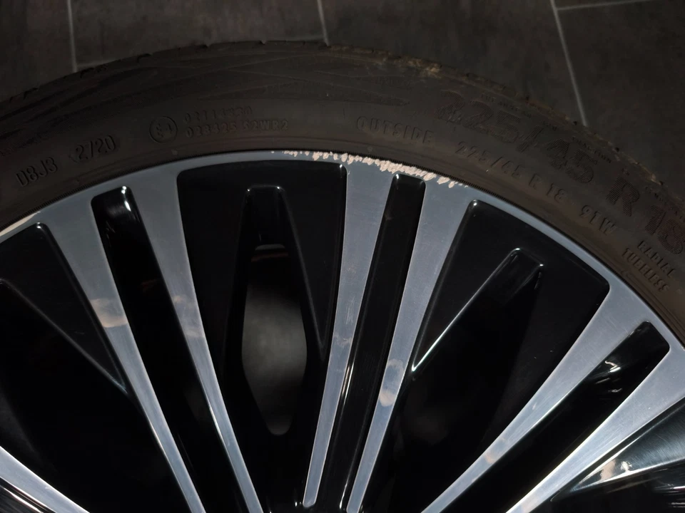 1 Komplettrad 225/45R18 Mercedes A B CLA Klasse W177 W247 C118 18" Alufelge - Bild 2 von 4