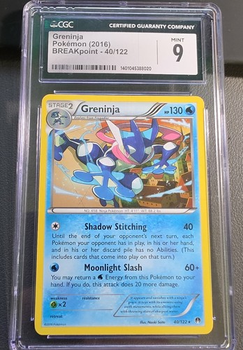 Greninja graded CGC 9 for sale on eBay