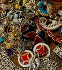 Vintage Estate Costume Jewelry Mixed Lot 38 Pieces 70-90’s Trifari Saracov Coro