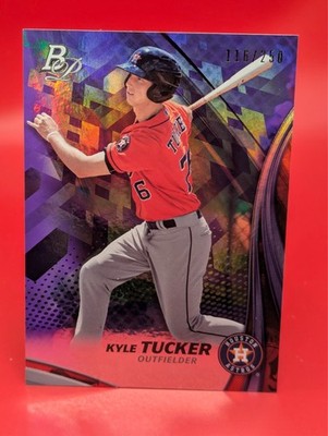 2017 Bowman Platinum #TP-KT Kyle Tucker Top Prospects Purple #/250
