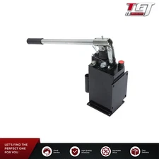 2.7 Cid Hydraulic Piston Hand Pump With Valve For Double Acting Cylinder 3 Quart