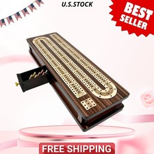 Board/Box Inlaid in Rosewood/Maple 12" - 3 Tracks - Sliding Lid Drawer