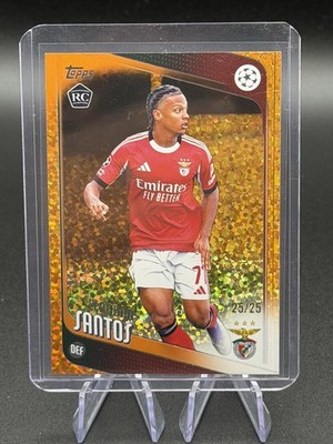 2025-26 Topps UEFA Club Competitions #160 Leandro Santos Orange Holo foil