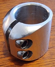 Vintage 90s Hoffman Bikes Double Bolt Seatpost Clamp 28.6mm Sloped Ear MidSchool