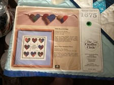 The Creative Circle. 1675. Love Spoken Here VTG Counted Cross Stitch Kit. NIP
