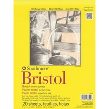 Strathmore 300 Series Smooth Bristol Pad 9x12"