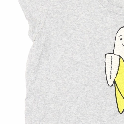 French Connection Women's Grey Graphic T-Shirt - Size S - Picture 10 of 12