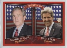 2008 Topps Historical Campaign Match-Ups George W Bush John Kerry #HCM-2004 0o6v