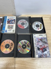 Sega Saturn And Sega CD Game Lot -as Is
