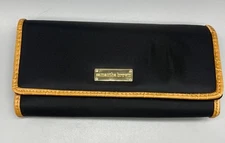 Samantha Brown Black Nylon Travel To Go Wallet Women’s No Strap VGUC