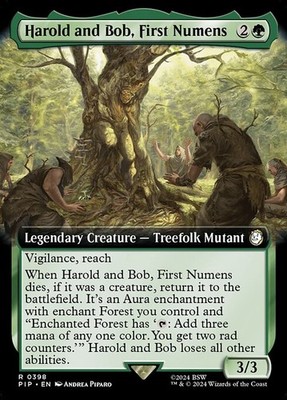 [MTG] Harold and Bob, First Numens (Foil) (Extended Art) (0398) (PIP) LP-HP