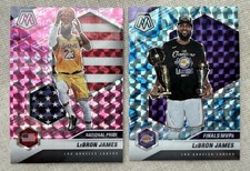 2020 Mosaic LeBron James Pink Nation Pride / Blue Finals MVP