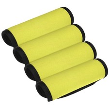 4PCS Luggage Handle Wrap Neoprene Luggage Identifiers for Suitcases,Yellow