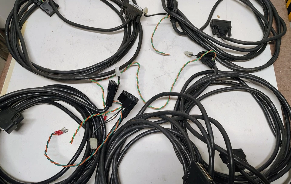 Lot of 5 Motorola Astro Spectra HKN4356B OEM 17' Remote Head Control Cable OEM - Image 2 of 4