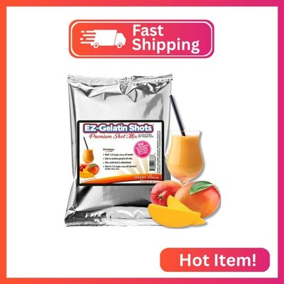 Mango Mania Jello Shot Mix 6.78 oz - Premium Gluten-Free Jello Mix for Tasty Jel