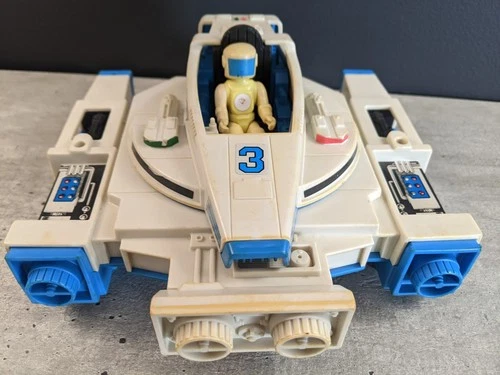 Vintage 1982 Fisher Price Adventure People Alpha Inceptor 368 Space Ship Figure