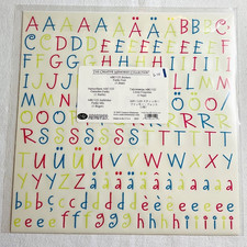 CREATIVE MEMORIES ABC/123 STICKERS LETTERS FUNKY FONT NIP