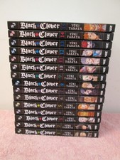 Black Clover Manga Volumes 1-15 Softcover Lot Set Yuki Tabata