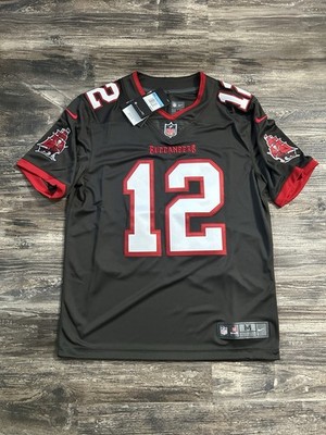 Authentic Tom Brady Jersey Mens Medium Pewter NFL Buccaneers Nike Vapor  Limited