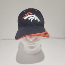 Denver Broncos NFL Hat / Cap One Size Adjustable Hook Loop Closure Navy