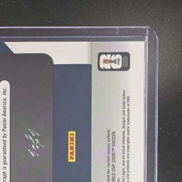 Tommy Conway 2026 Panini Prizm World Cup Soccer Penmanship Auto Black 1/1 RC view 9