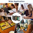 WeChef 30pcs Restaurant Menu Covers 8.5x11IN Book Style Cafe Bar 3 Page 6 View — photo 7