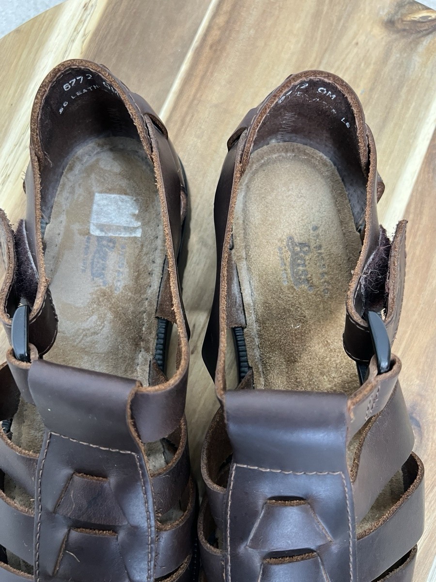 G.H. Bass Brown Leather Fisherman Sandals Closed Toe Size 9  display picture 1
