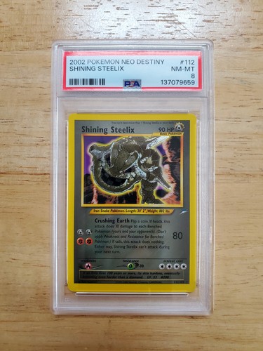 Shining Steelix (Unlimited) graded PSA 8 for sale on eBay