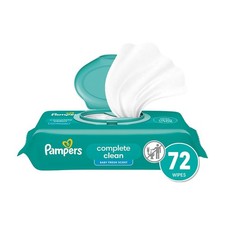 Pampers Complete Clean Baby Wipes 72 Count